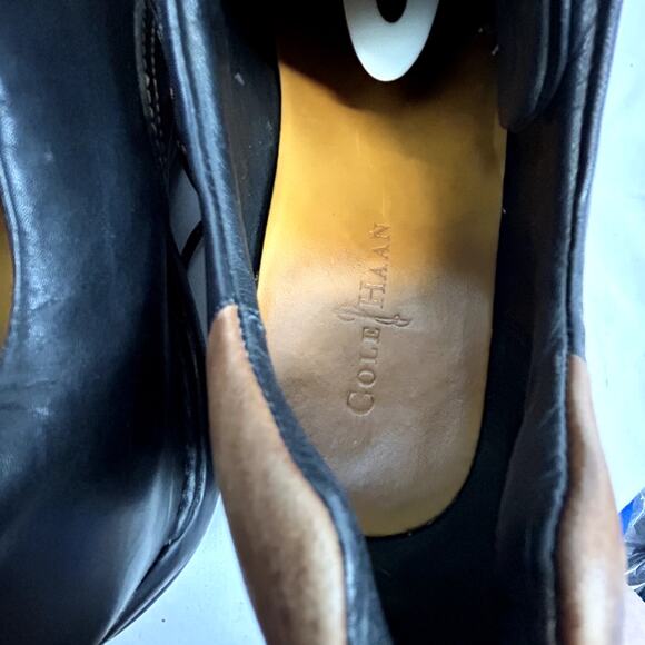 Cole Haan Men Shoes size 10.5 Black Lace up Leather 161C04073C12 - Picture 13 of 15